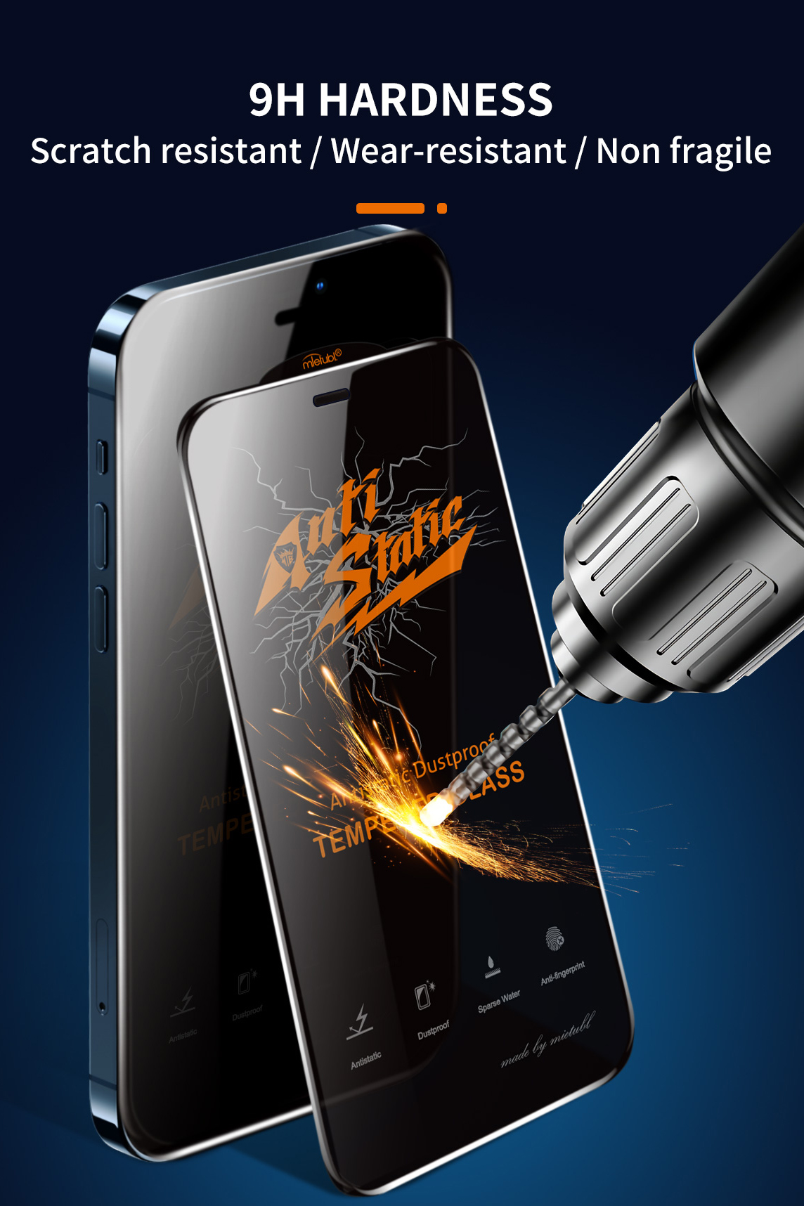 گلس آنتی استاتیک شیائومی Xiaomi Note 11s